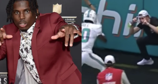 Miami Dolphins WR Tyreek Hill To Pay NFL Content Creator's Salary Amid Suspension Over Backflip Celebration